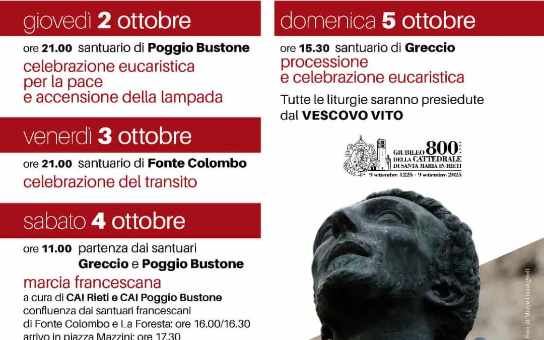 Ottobre Francescano Reatino 2025