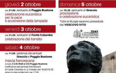 Ottobre Francescano Reatino 2025